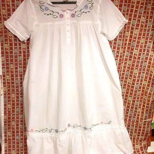 Embroidered Nightgown